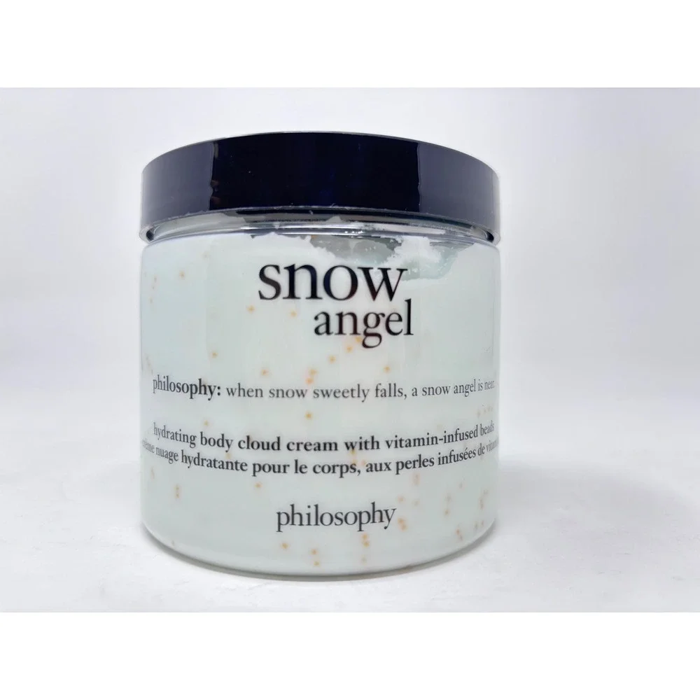 Philosophy Snow Angel Hydrating Body Cloud Cream Vitamin Infused Beads 16oz New